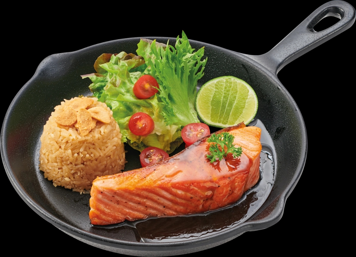 สเต็กปลาแซลมอน เทอริยากิ